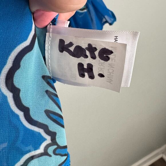 Rebel Athletic Blue Hawaiian Custom Team Cover-up YS - Picture 8 of 10